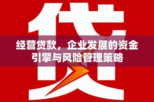吉县经营贷款，企业发展的资金引擎与风险管理策略