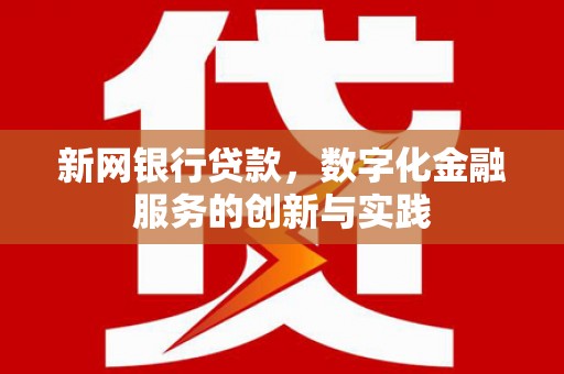 吉县新网银行贷款，数字化金融服务的创新与实践