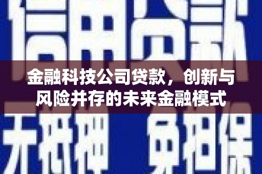 吉县金融科技公司贷款，创新与风险并存的未来金融模式