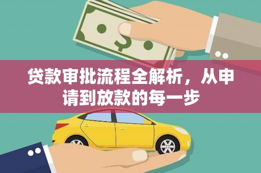 吉县贷款审批流程全解析，从申请到放款的每一步