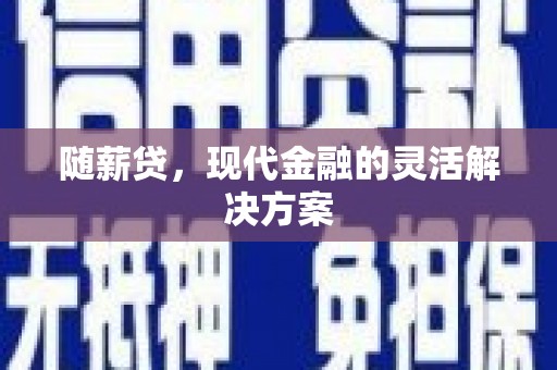吉县随薪贷，现代金融的灵活解决方案