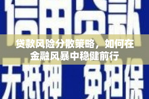 吉县贷款风险分散策略，如何在金融风暴中稳健前行
