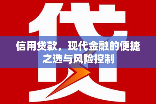 吉县信用贷款，现代金融的便捷之选与风险控制