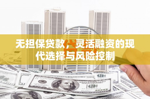 吉县无担保贷款，灵活融资的现代选择与风险控制