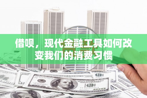 吉县借呗，现代金融工具如何改变我们的消费习惯