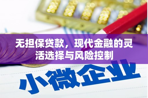 吉县无担保贷款，现代金融的灵活选择与风险控制