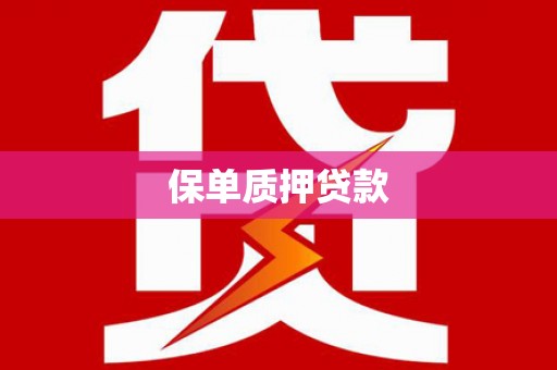 吉县保单质押贷款