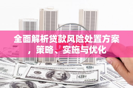 吉县全面解析贷款风险处置方案，策略、实施与优化