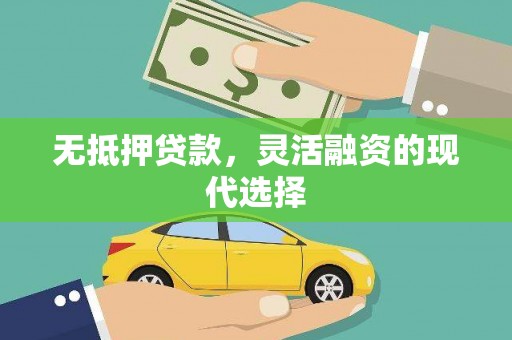 吉县无抵押贷款，灵活融资的现代选择