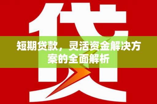 吉县短期贷款，灵活资金解决方案的全面解析