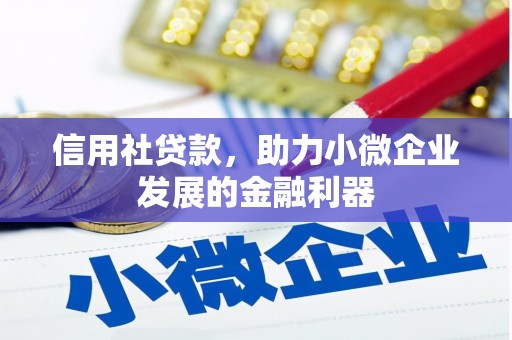 吉县信用社贷款，助力小微企业发展的金融利器