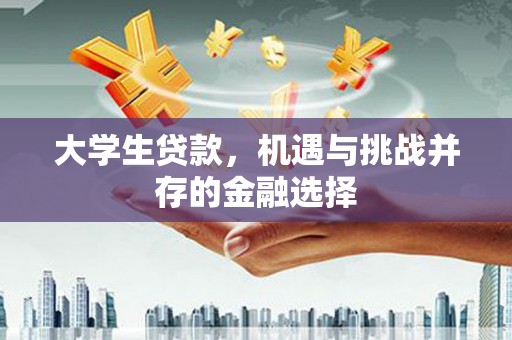吉县大学生贷款，机遇与挑战并存的金融选择