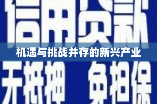吉县机遇与挑战并存的新兴产业